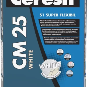 Adeziv super-flexibil pentru placari ceramice Ceresit CM 25, interior/exterior