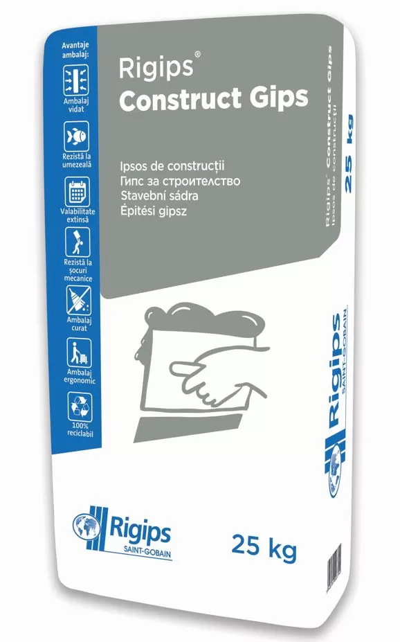Ipsos de constructii Rigips Construct Gips, interior