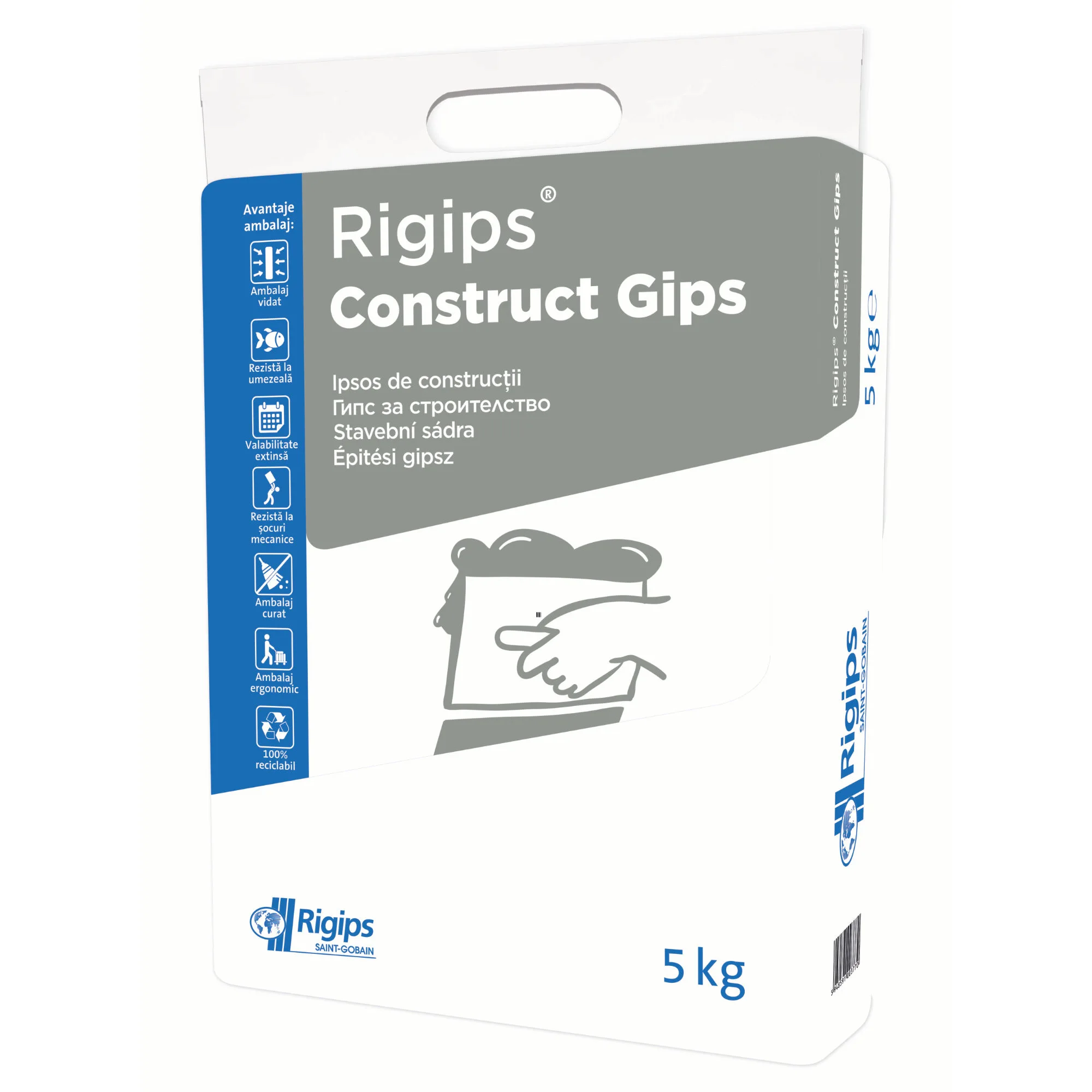 Ipsos de constructii Rigips Construct Gips, interior - imagine 2