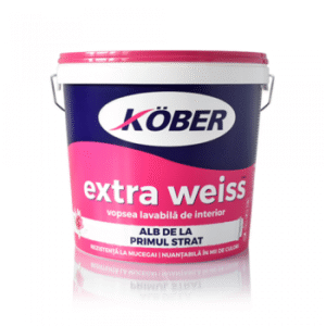 Vopsea lavabila Kober Extra Weiss, alb