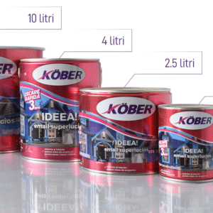 Vopsea alchidica pentru lemn / metal, Kober Ideea, interior / exterior